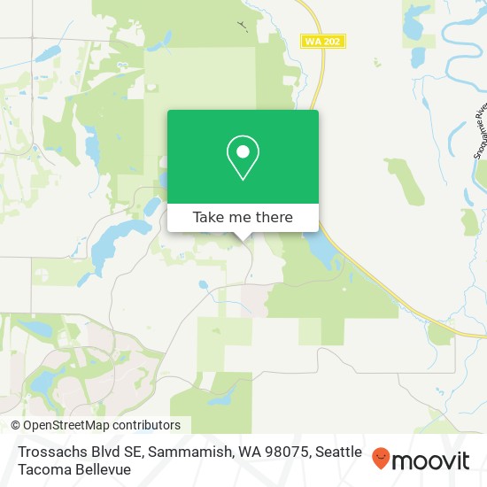 Mapa de Trossachs Blvd SE, Sammamish, WA 98075