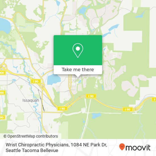 Mapa de Wrist Chiropractic Physicians, 1084 NE Park Dr