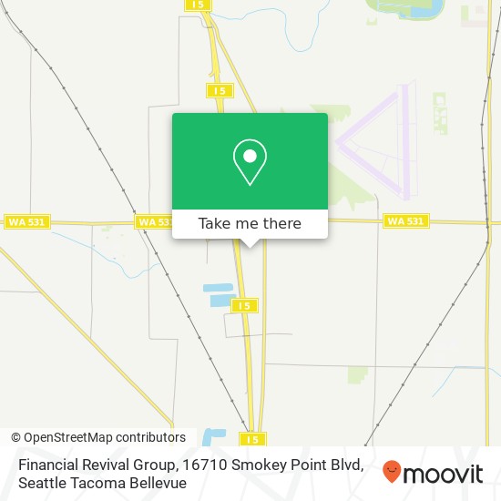 Financial Revival Group, 16710 Smokey Point Blvd map