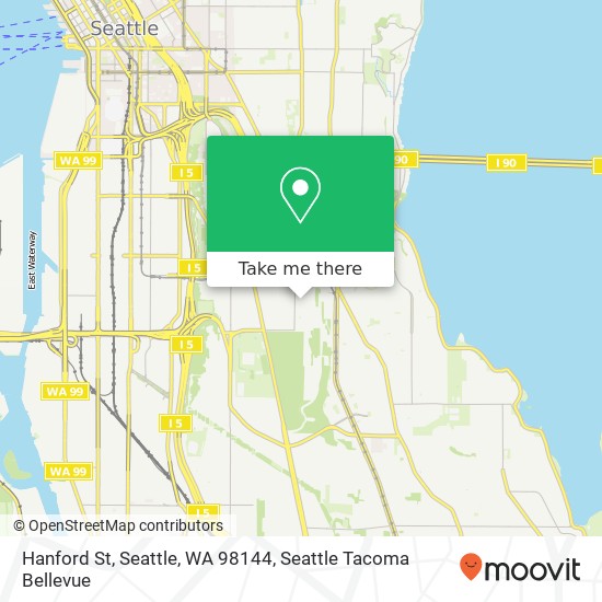 Mapa de Hanford St, Seattle, WA 98144