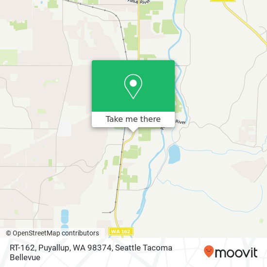 Mapa de RT-162, Puyallup, WA 98374