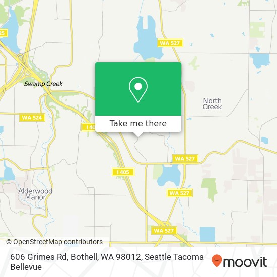 606 Grimes Rd, Bothell, WA 98012 map