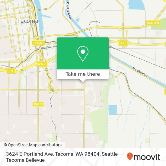 3624 E Portland Ave, Tacoma, WA 98404 map