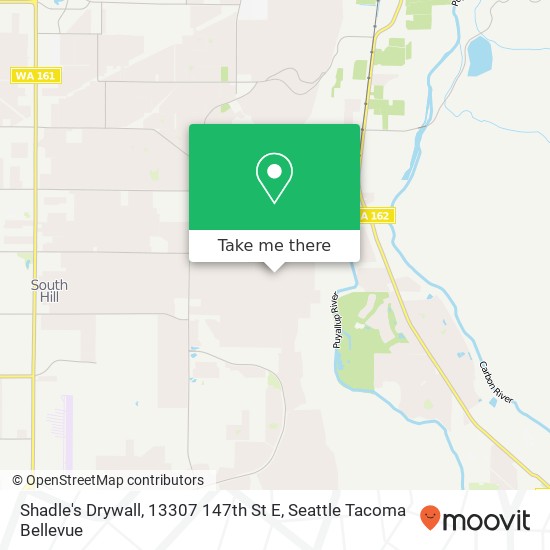 Mapa de Shadle's Drywall, 13307 147th St E