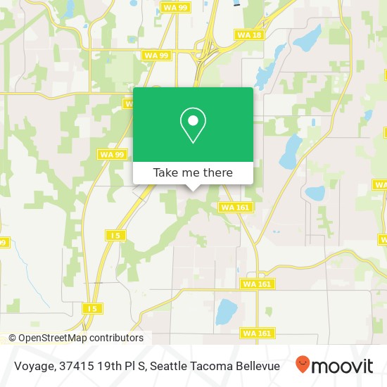 Mapa de Voyage, 37415 19th Pl S