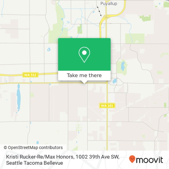 Mapa de Kristi Rucker-Re / Max Honors, 1002 39th Ave SW