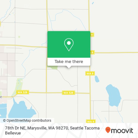 Mapa de 78th Dr NE, Marysville, WA 98270