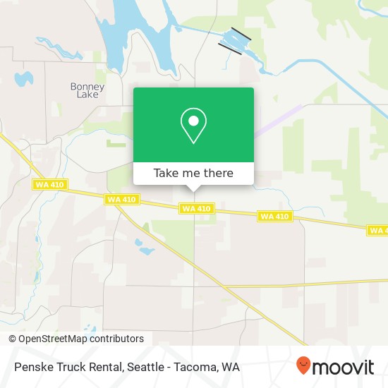 Mapa de Penske Truck Rental, 9602 214th Ave E