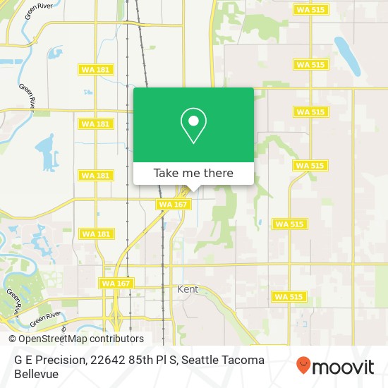 Mapa de G E Precision, 22642 85th Pl S