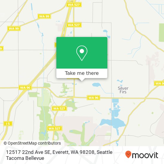 Mapa de 12517 22nd Ave SE, Everett, WA 98208