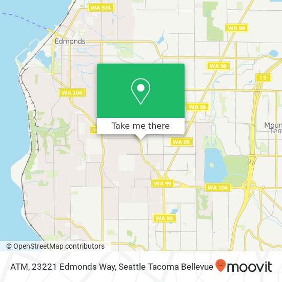 Mapa de ATM, 23221 Edmonds Way