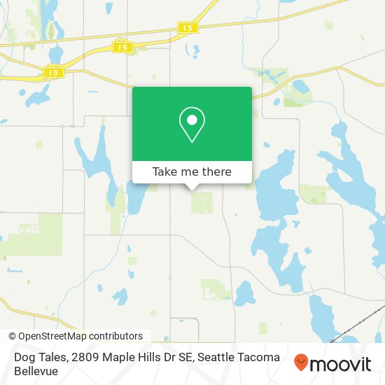 Mapa de Dog Tales, 2809 Maple Hills Dr SE