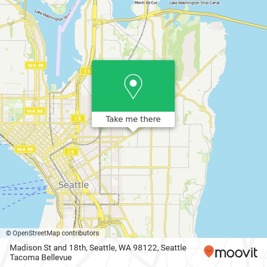 Madison St and 18th, Seattle, WA 98122 map