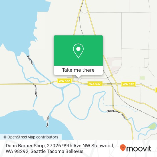 Mapa de Dan's Barber Shop, 27026 99th Ave NW Stanwood, WA 98292