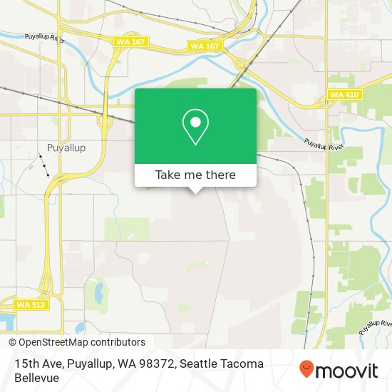 Mapa de 15th Ave, Puyallup, WA 98372