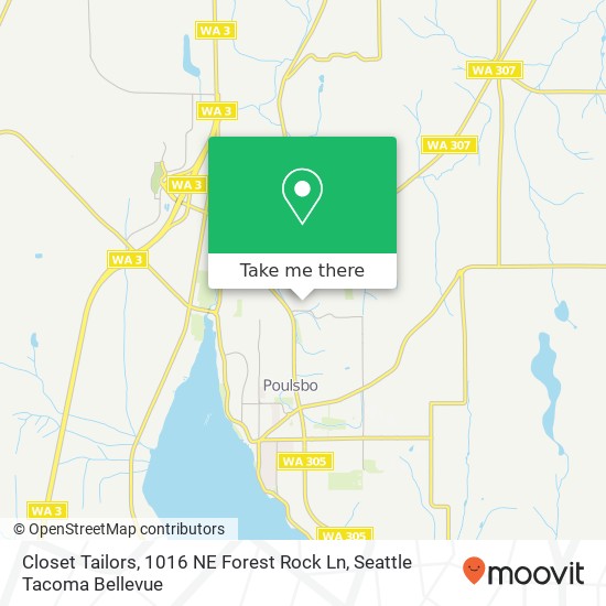 Closet Tailors, 1016 NE Forest Rock Ln map