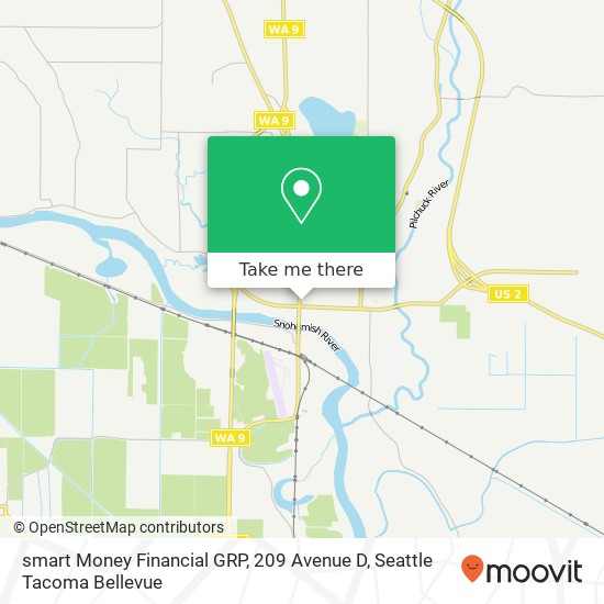 Mapa de smart Money Financial GRP, 209 Avenue D