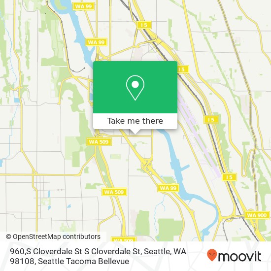 960,S Cloverdale St S Cloverdale St, Seattle, WA 98108 map