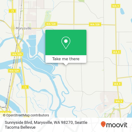 Sunnyside Blvd, Marysville, WA 98270 map