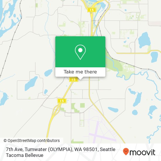 Mapa de 7th Ave, Tumwater (OLYMPIA), WA 98501