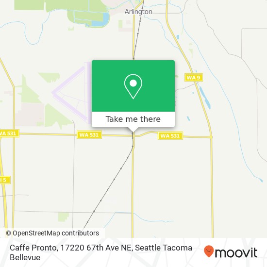 Mapa de Caffe Pronto, 17220 67th Ave NE