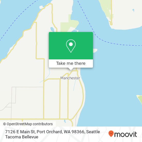 Mapa de 7126 E Main St, Port Orchard, WA 98366