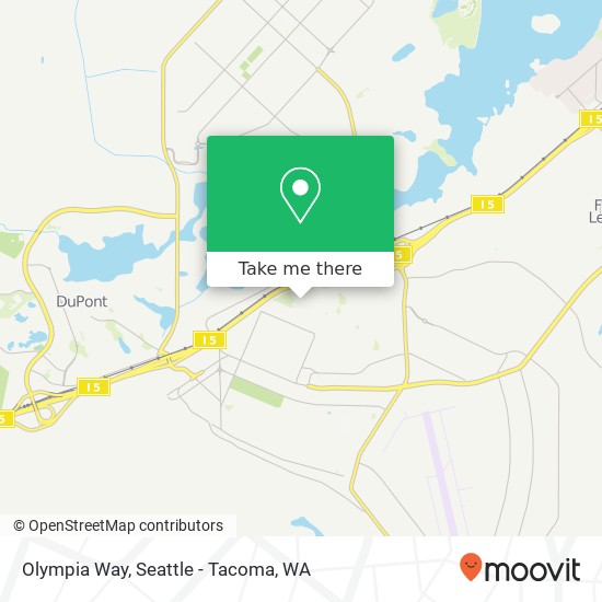 Mapa de Olympia Way, Tacoma, WA 98433