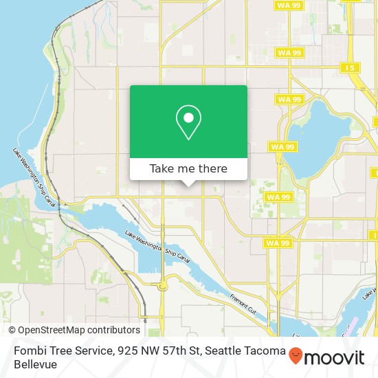 Mapa de Fombi Tree Service, 925 NW 57th St