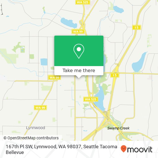 167th Pl SW, Lynnwood, WA 98037 map