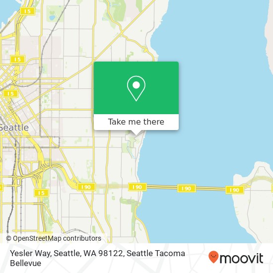 Yesler Way, Seattle, WA 98122 map