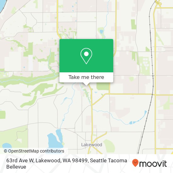 Mapa de 63rd Ave W, Lakewood, WA 98499