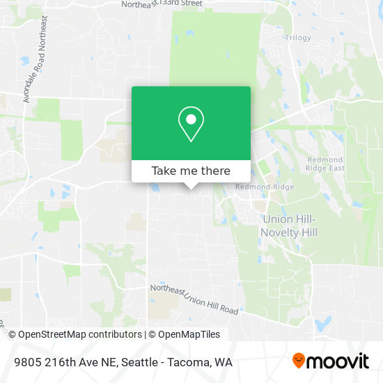 Mapa de 9805 216th Ave NE