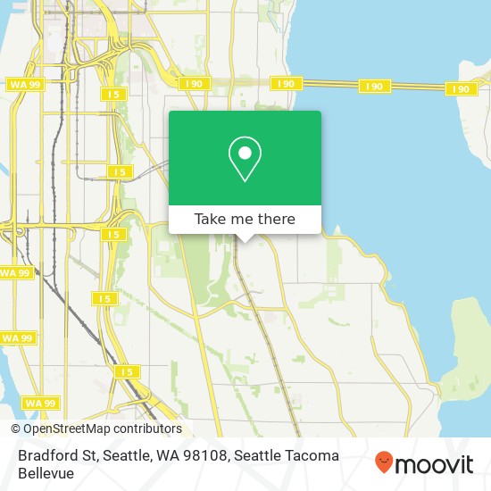 Bradford St, Seattle, WA 98108 map