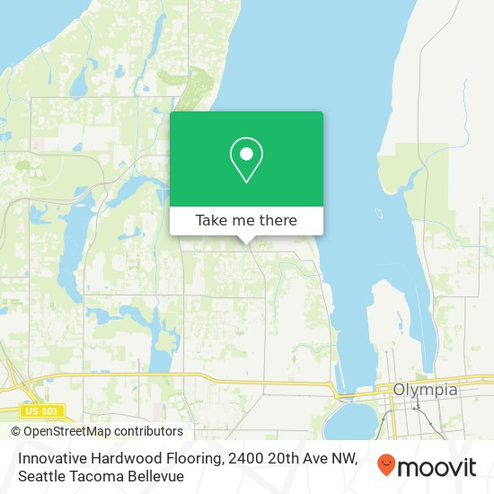 Mapa de Innovative Hardwood Flooring, 2400 20th Ave NW