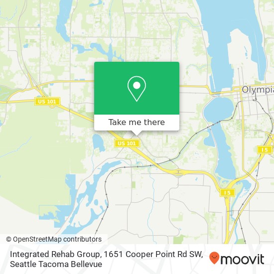 Integrated Rehab Group, 1651 Cooper Point Rd SW map