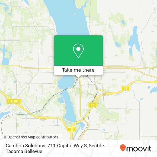 Mapa de Cambria Solutions, 711 Capitol Way S