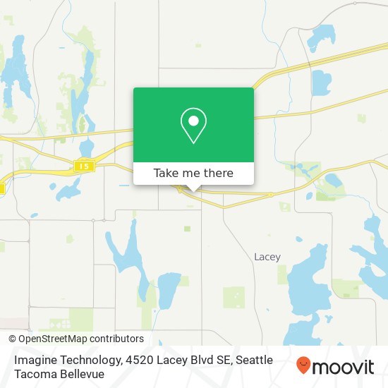 Mapa de Imagine Technology, 4520 Lacey Blvd SE