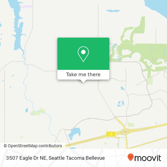 Mapa de 3507 Eagle Dr NE, Olympia, WA 98516