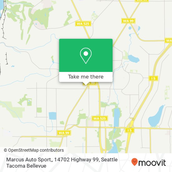 Mapa de Marcus Auto Sport,, 14702 Highway 99