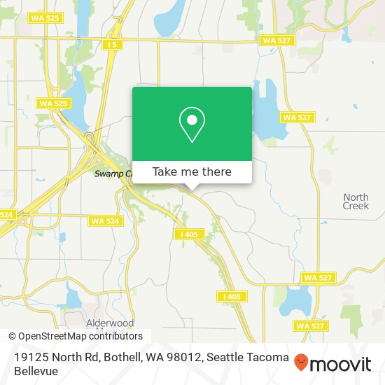 19125 North Rd, Bothell, WA 98012 map