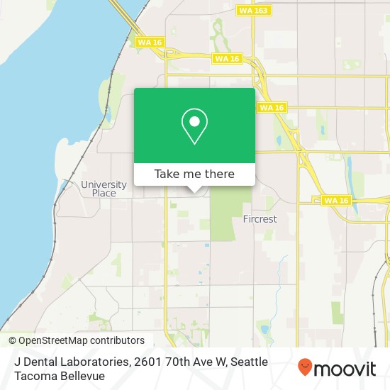 J Dental Laboratories, 2601 70th Ave W map