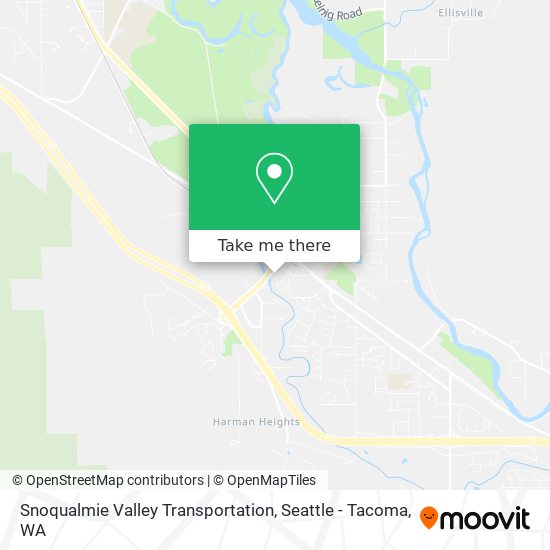 Snoqualmie Valley Transportation map