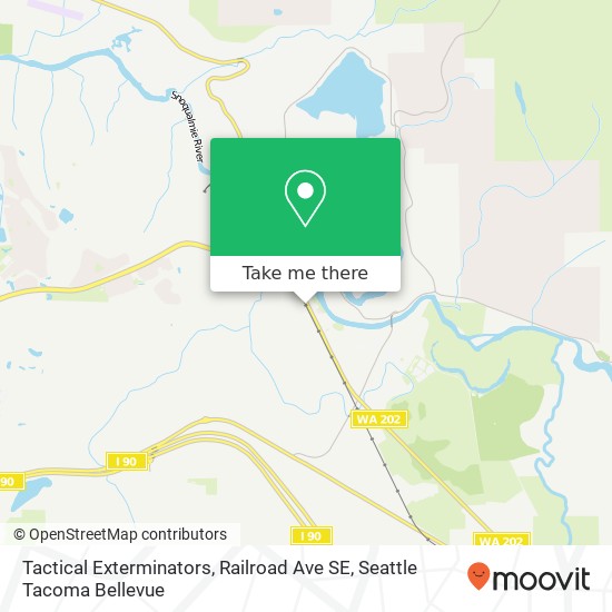 Mapa de Tactical Exterminators, Railroad Ave SE