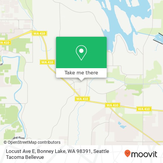 Locust Ave E, Bonney Lake, WA 98391 map