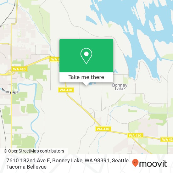 7610 182nd Ave E, Bonney Lake, WA 98391 map