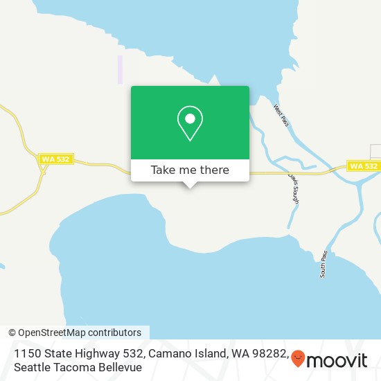 1150 State Highway 532, Camano Island, WA 98282 map