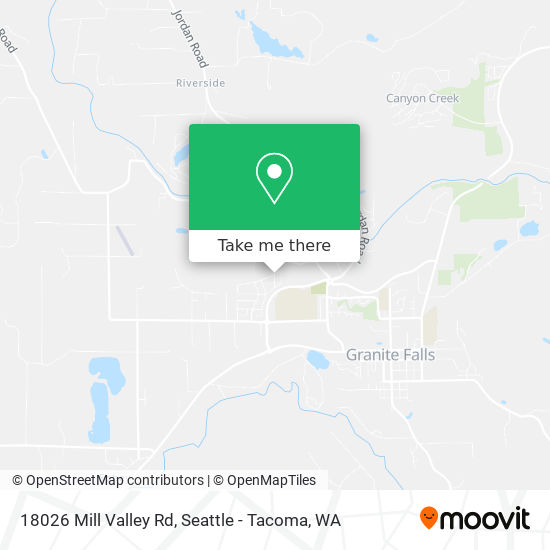 18026 Mill Valley Rd map