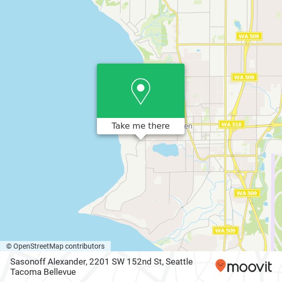 Mapa de Sasonoff Alexander, 2201 SW 152nd St
