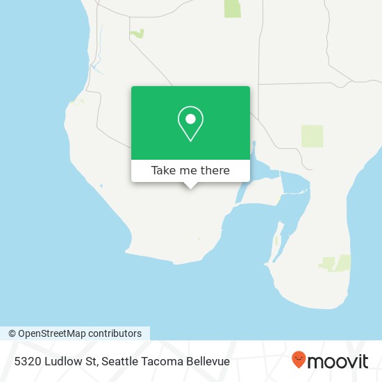 Mapa de 5320 Ludlow St, Clinton, WA 98236