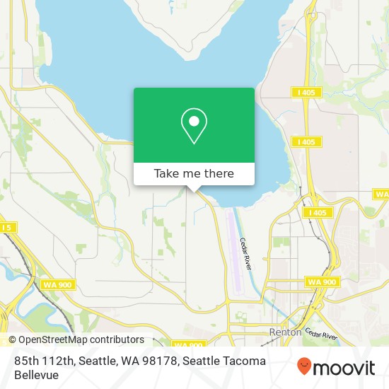 Mapa de 85th 112th, Seattle, WA 98178